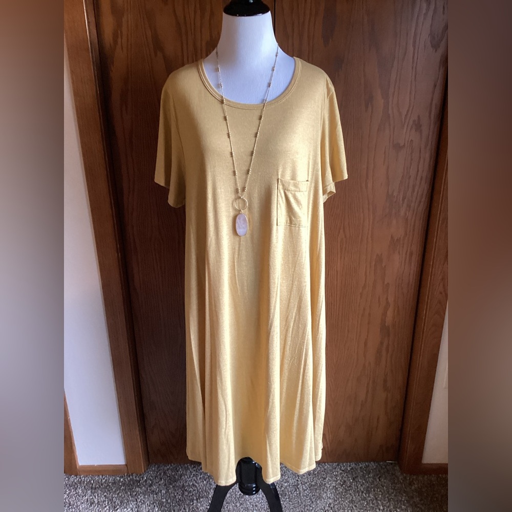 COPY - LuLaRoe Carly Short-Sleeved Dress